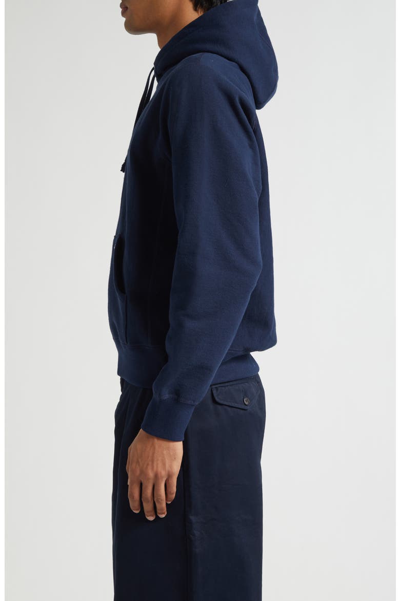 Classic Cotton French Terry Hoodie, Alternate, color, NAVY