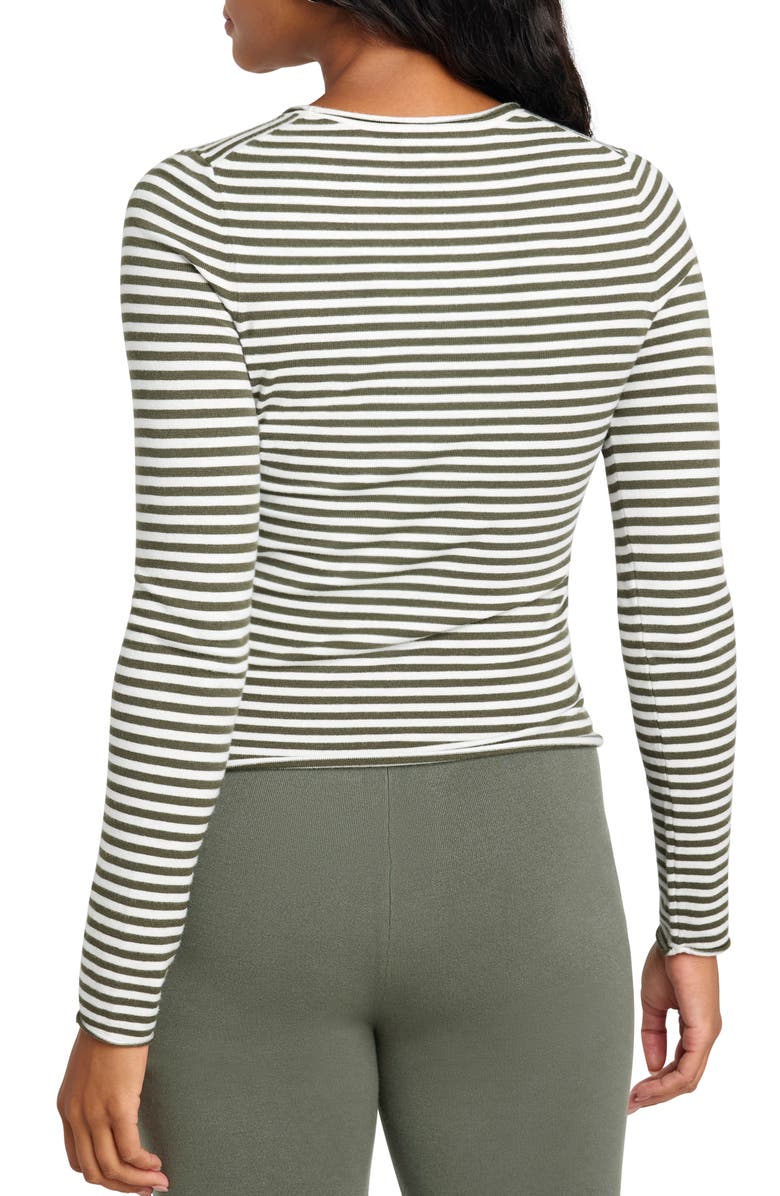 Splendid x @cellajaneblog Stripe Layering Long Sleeve T-Shirt, Alternate, color, 