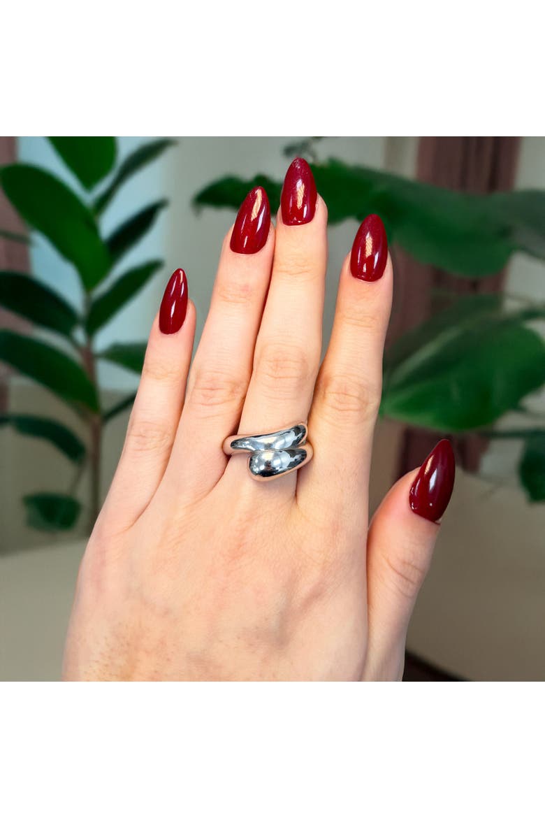 Sculpted Coil Ring, Alternate, color, Sterling Silver