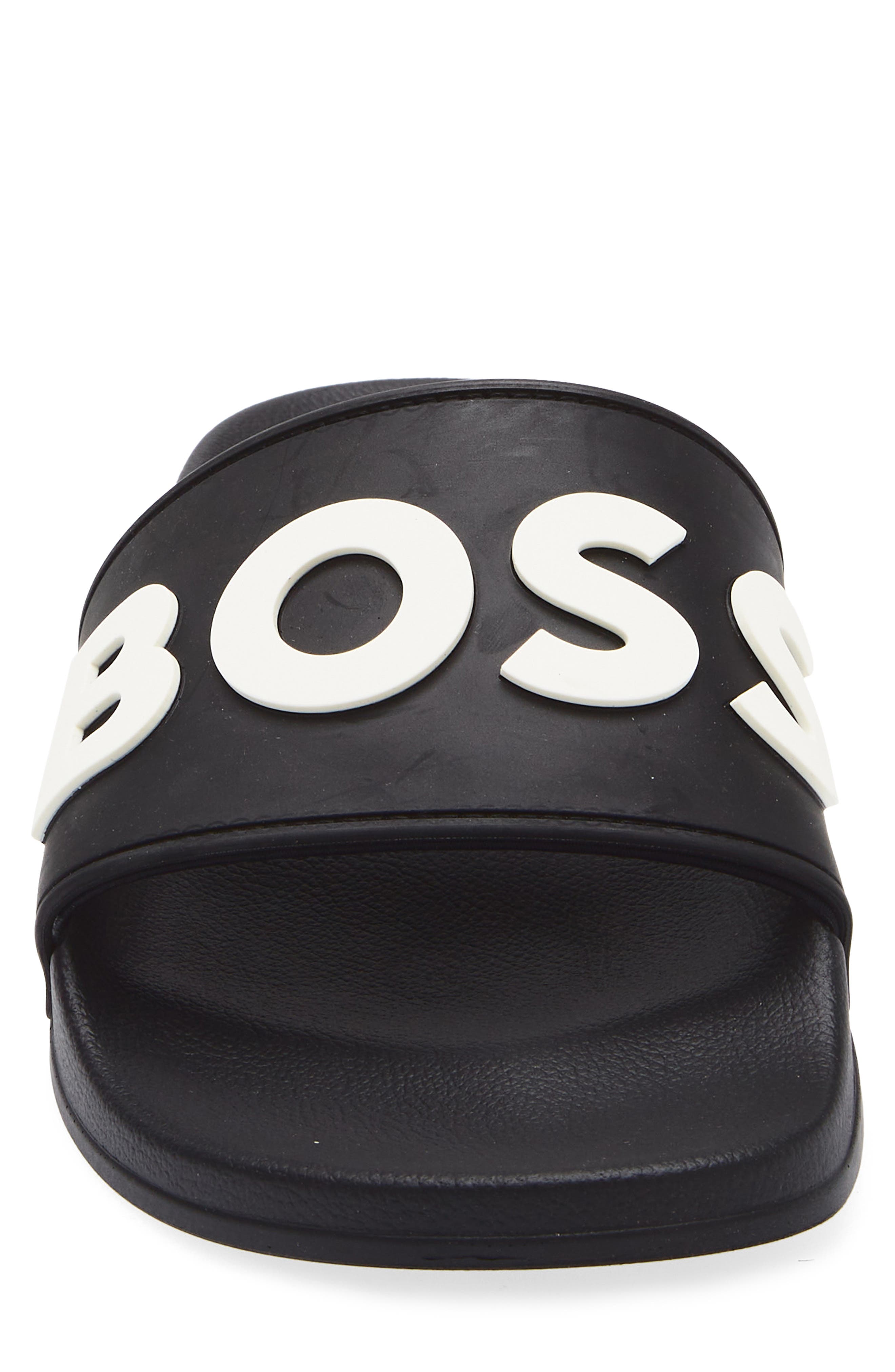 BOSS Kirk Slide Sandal, Alternate, color, Black