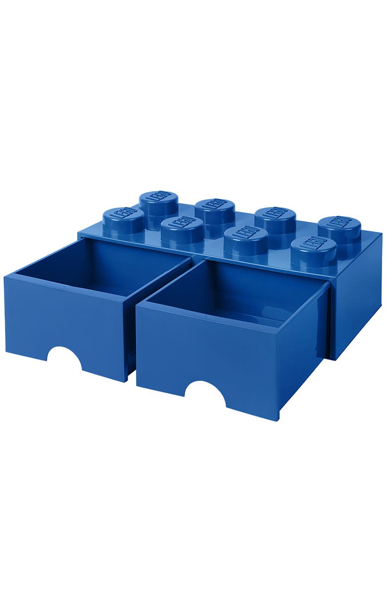 LEGO Storage Brick Drawer 8, Bright Blue, Alternate, color, 