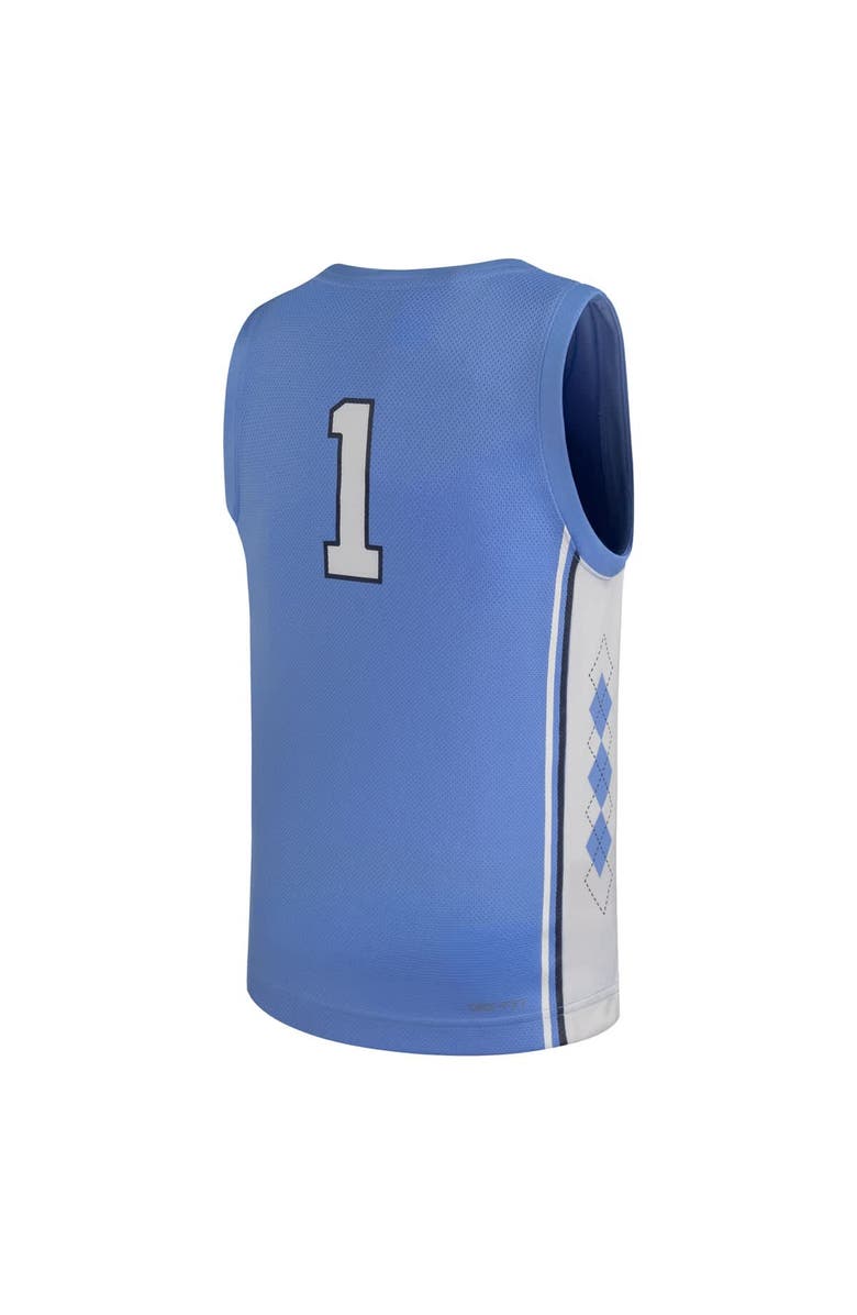 Jordan Brand Youth Jordan Brand Carolina Blue North Carolina Tar Heels Replica Basketball Jersey, Alternate, color, Light Blue