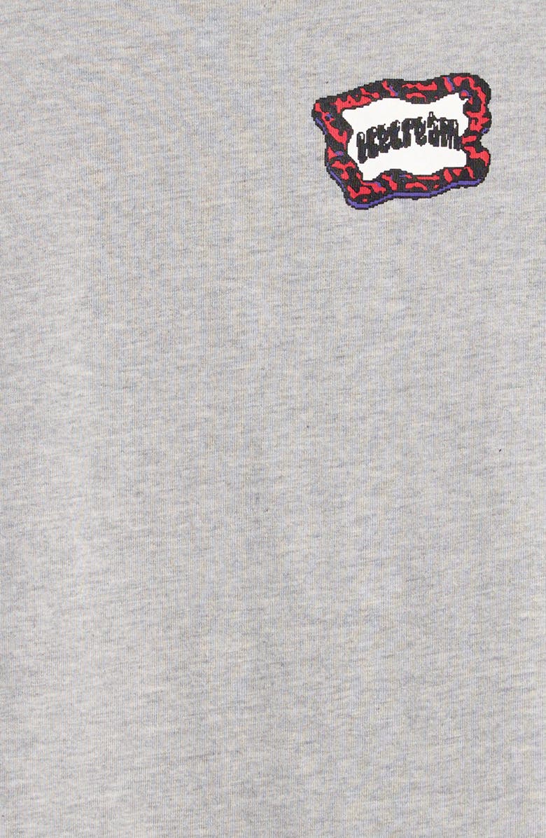 ICECREAM Kids' Lava Flag Cotton Graphic T-Shirt, Alternate, color, Heather Grey