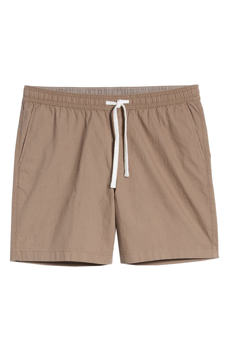 1901 Slub Elastic Waist Slim Fit Shorts, Alternate, color, 