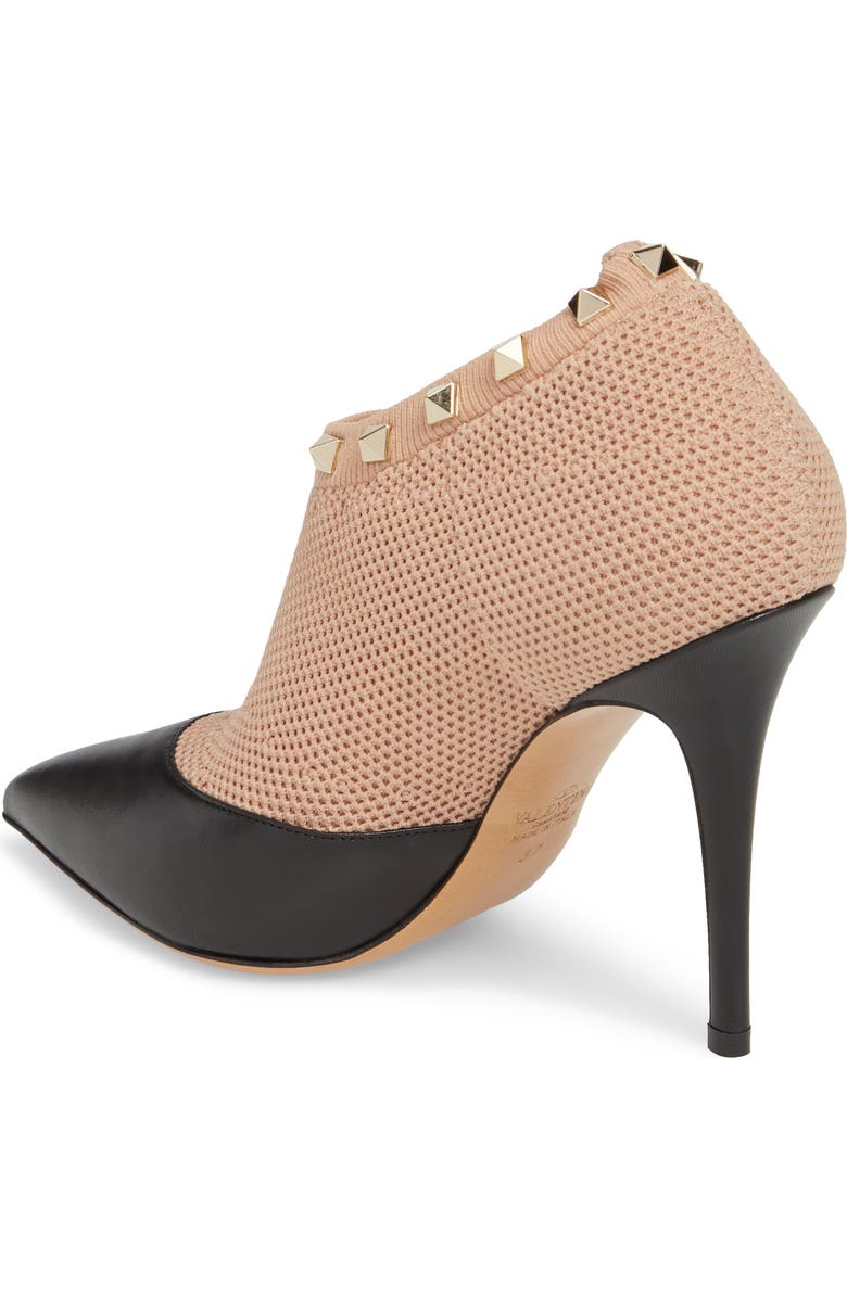 Valentino Garavani Rockstud Sock Bootie, Alternate, color,