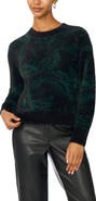 Vince Camuto Paisley Eyelash Jacquard Sweater