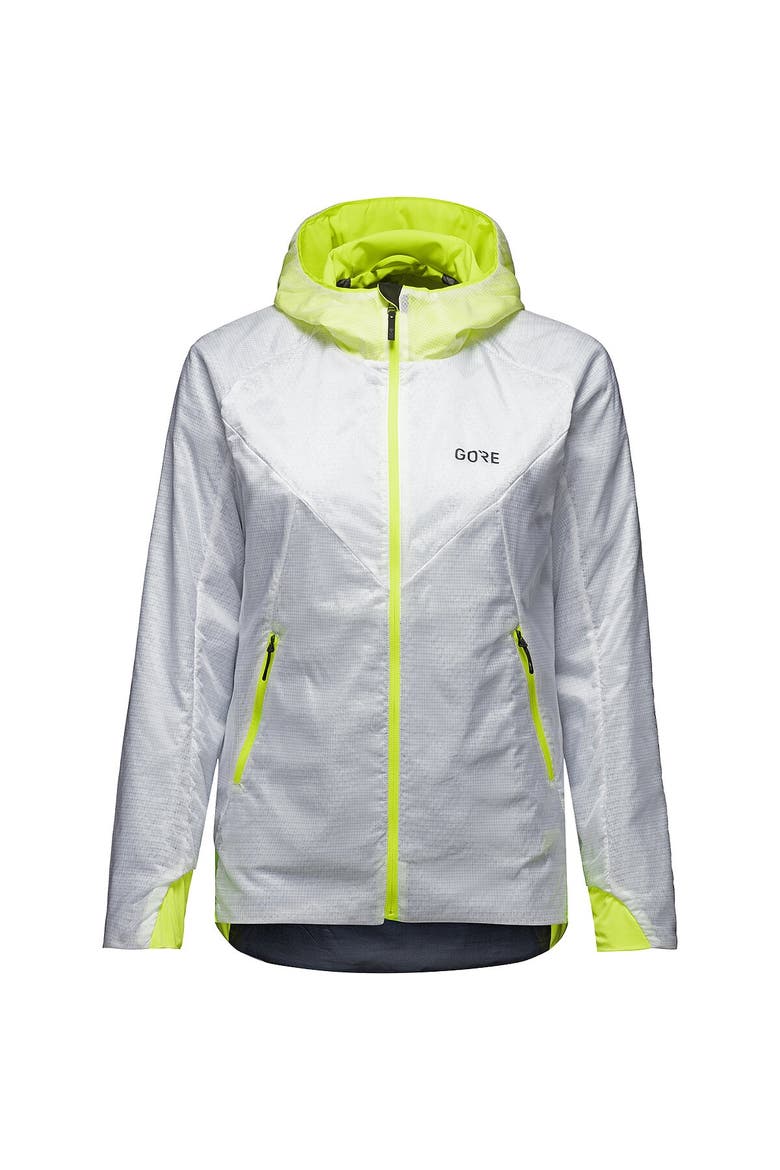 R5 Windstopper Insulated Jacket - Women's, Main, color, White/Neon Yellow