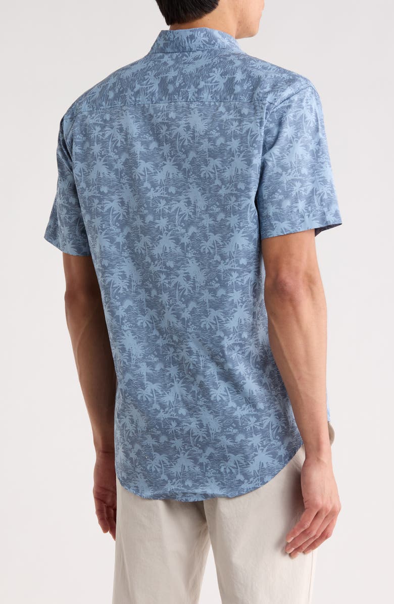 Coastaoro Short Sleeve Woven Shirt, Alternate, color, Dark Blue