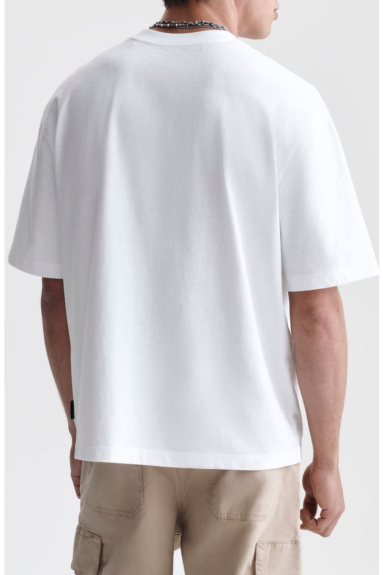 One Love Boxy Fit Cotton Graphic T-Shirt, Alternate, color, WHITE