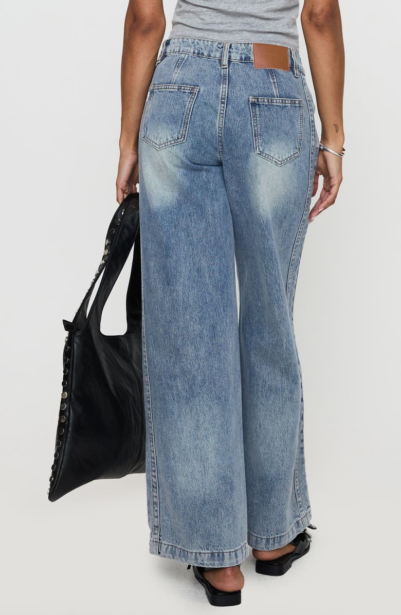 Princess Polly Skipper Low Rise Baggy Jeans, Alternate, color, Vintage Blue