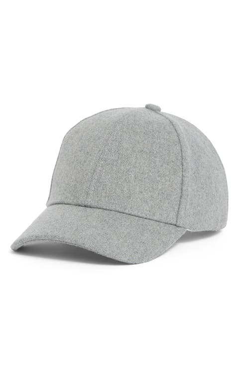 Textured Wool Baseball Cap