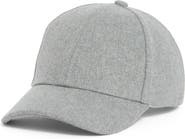NORDSTROM RACK Textured Wool Baseball Cap