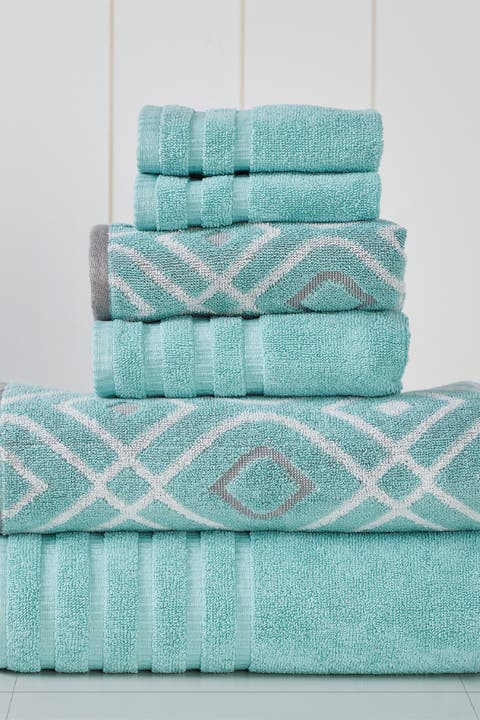 Yard Dyed Towel 6-Piece Set