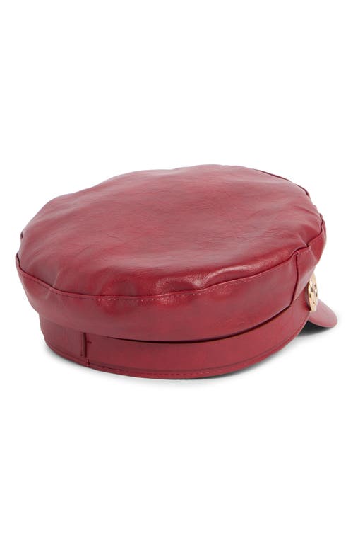 Vince Camuto Distressed Skipper Hat In Pink