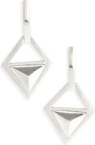 Karine Sultan Angular Statement Earrings