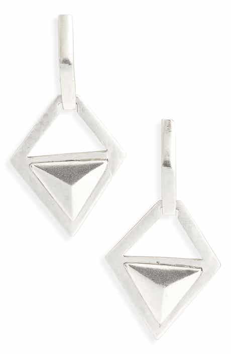 Karine Sultan Angular Statement Earrings