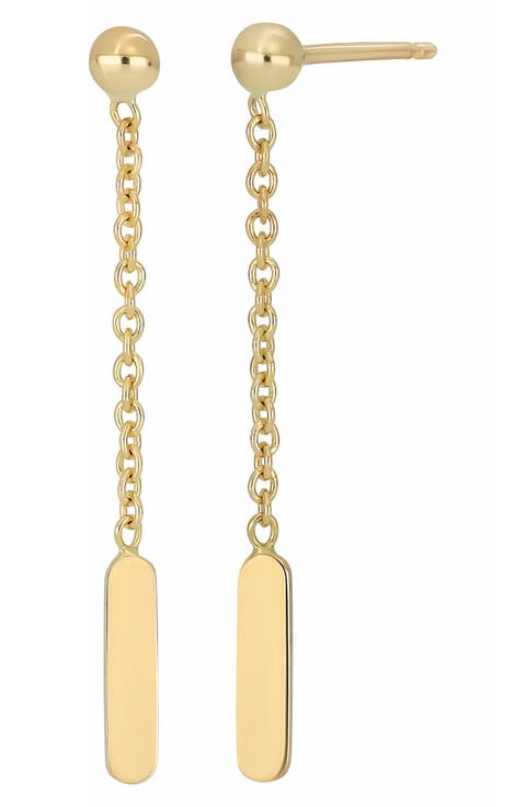 BLG 14K Gold Chain Drop Earrings (Nordstrom Exclusive)