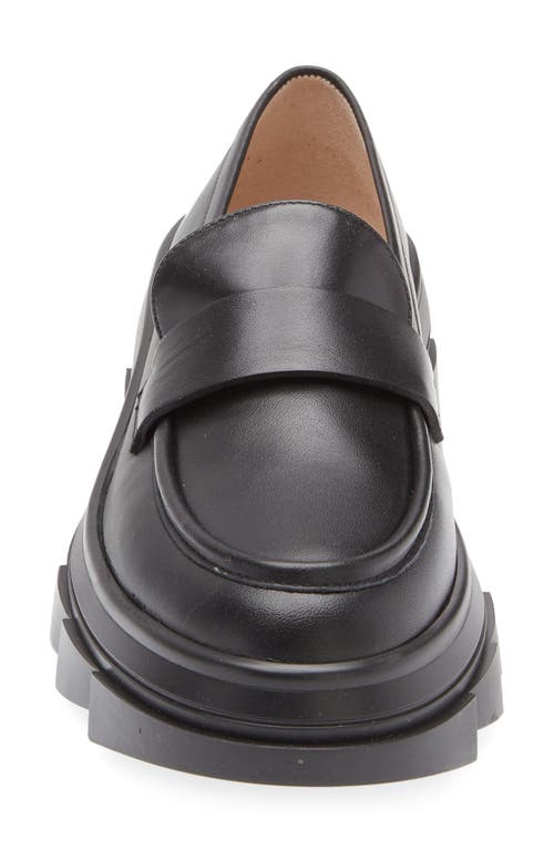 Stuart Weitzman Noho Lug Sole Loafer In Black