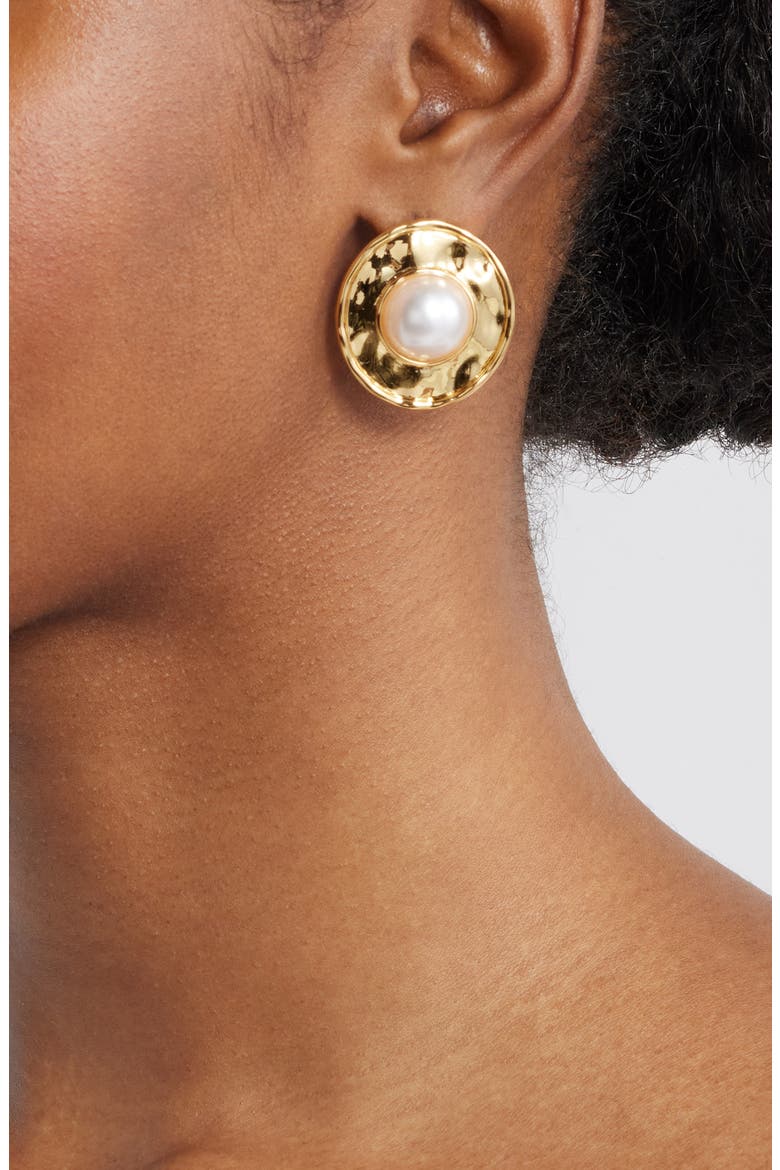 Athens Earrings, Alternate, color, GOLD