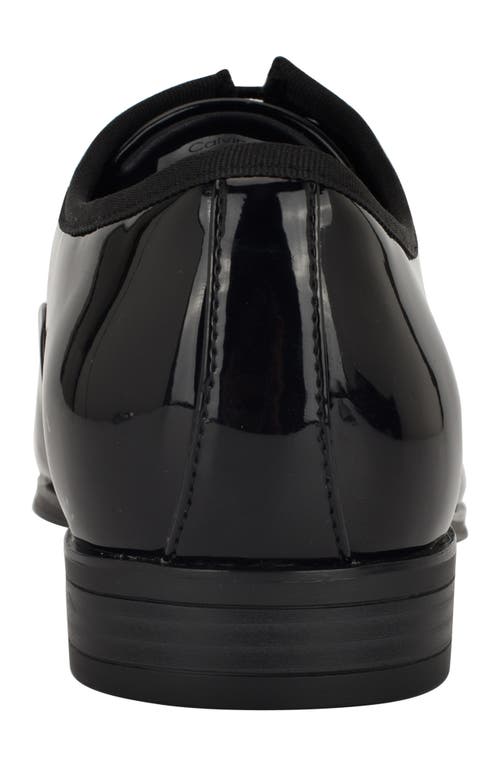Calvin Klein Cardiff 3 Oxford In Black Patent