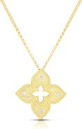 Roberto Coin Venetian Princess Diamond Pendant Necklace