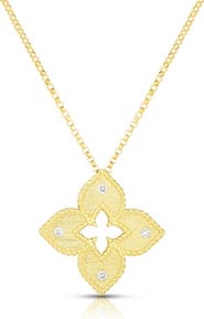 Roberto Coin Venetian Princess Diamond Pendant Necklace