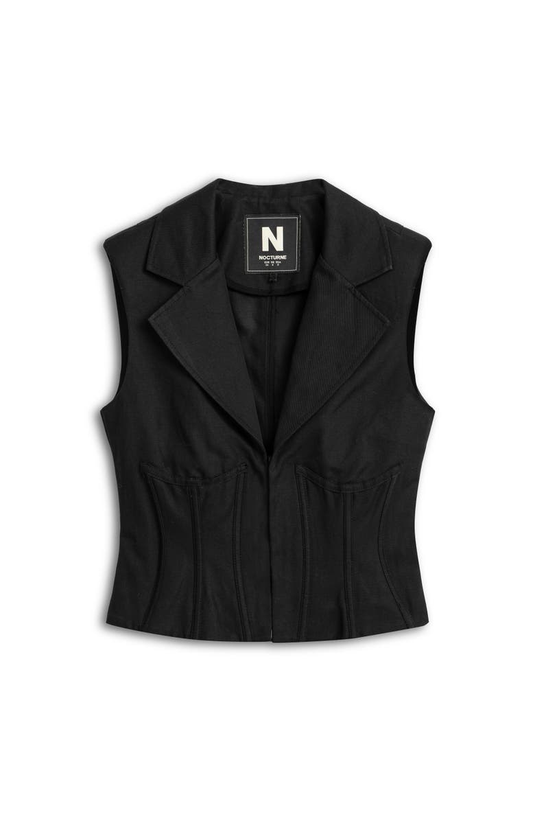 Nocturne Corset-Designed Vest, Alternate, color, 