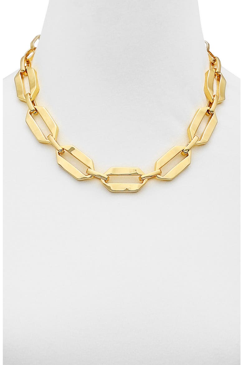 Toggle Chain Link Necklace, Alternate, color, GOLD