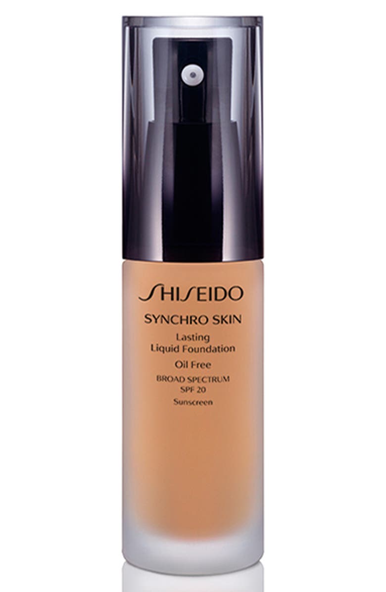 Shiseido Synchro Skin Lasting Liquid Foundation Broad Spectrum SPF 20, Main, color, 