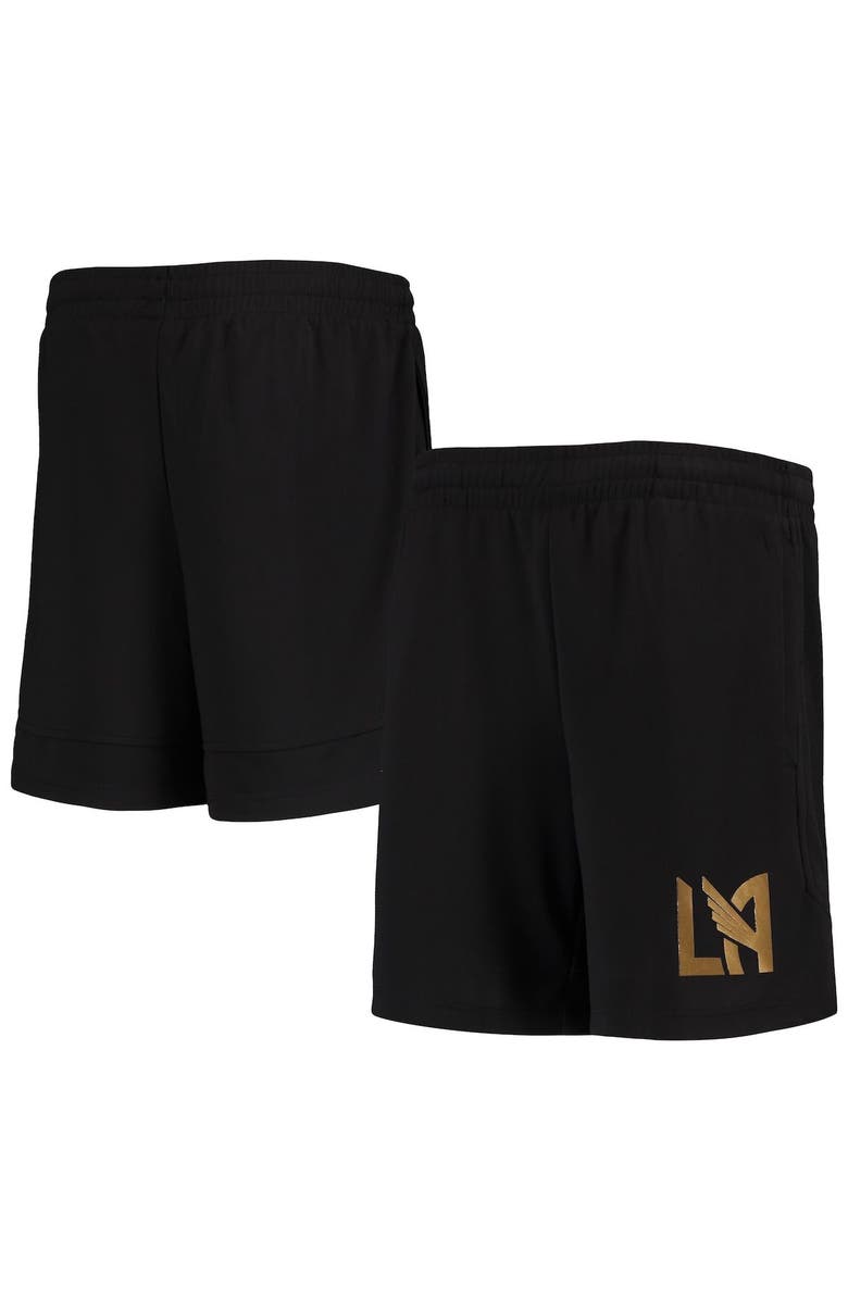 Outerstuff Youth Black LAFC Spot Kick Shorts, Main, color, 