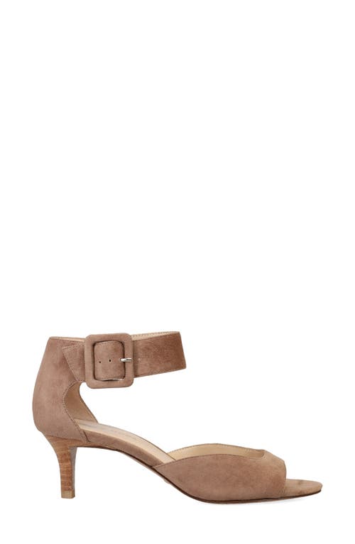 Pelle Moda Berlin Suede Sandal In Brown