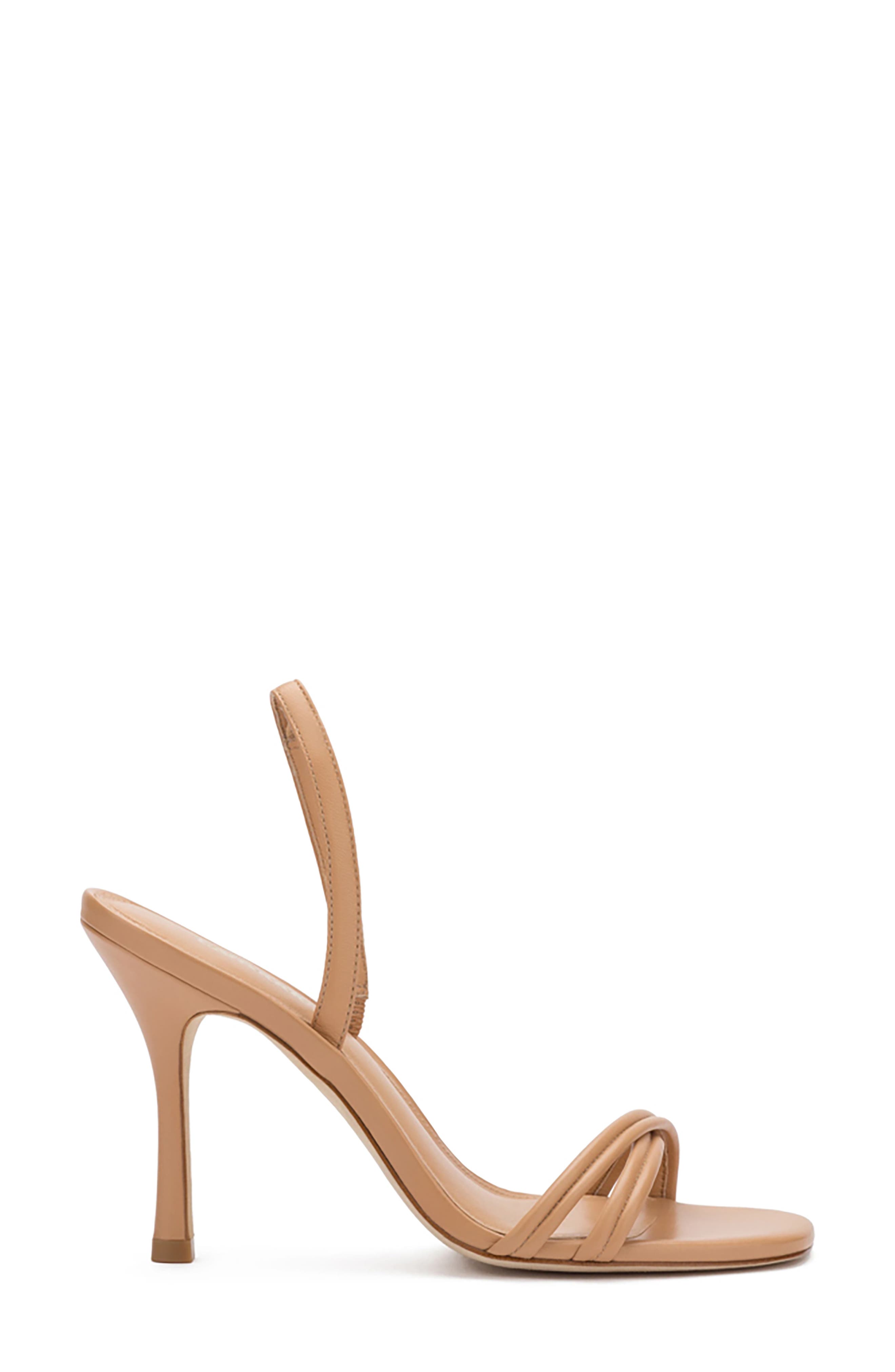 Annie Sandal In Tan Leather, Alternate, color, TAN