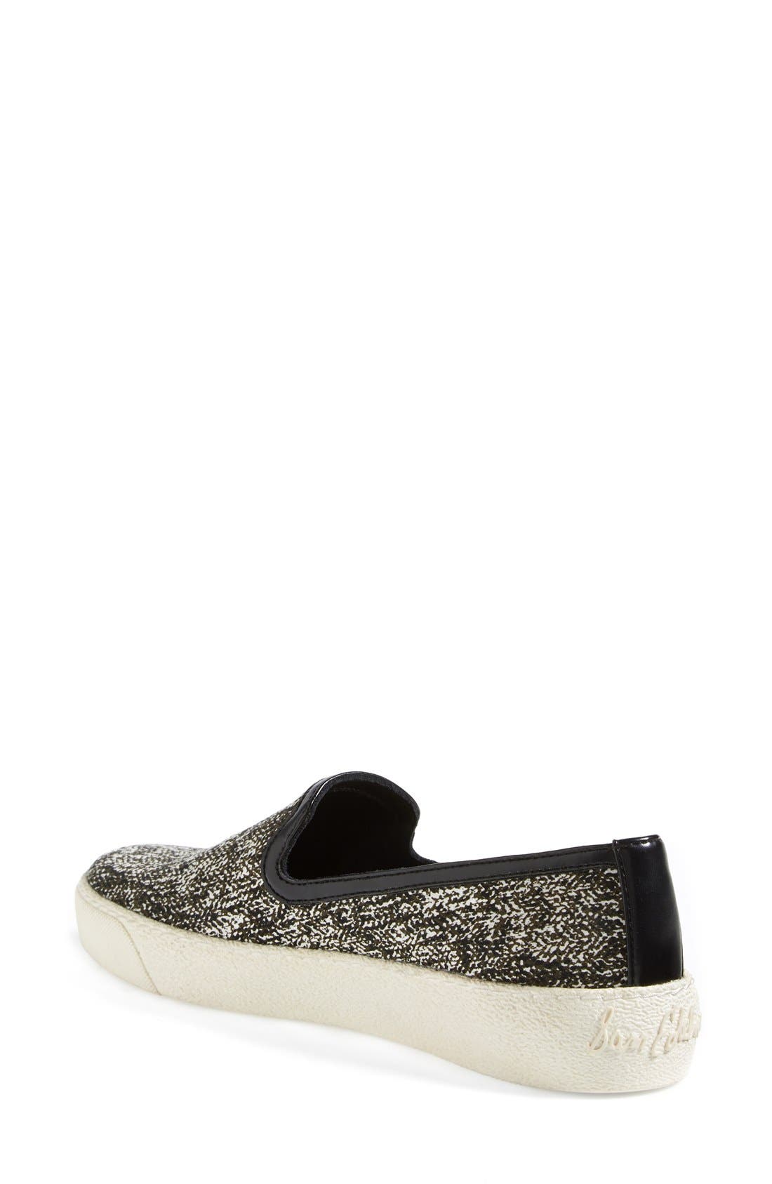 'Becker' Slip On, Alternate, color, BLACK/ WHITE PRINT