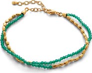 Monica Vinader Mini Nugget Beaded Layered Bracelet
