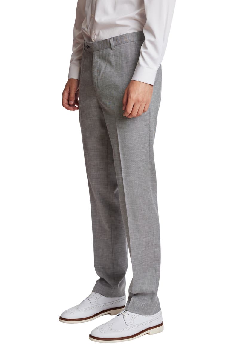 PAISLEY & GRAY Modern Fit Downing Dress Pants, Alternate, color, Light Grey Shark
