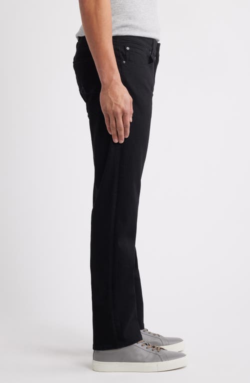 7 For All Mankind The Straight Leg Jeans In Black