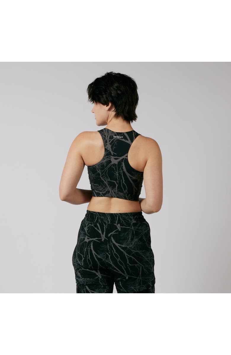 TomboyX Full Zip Racerback Bra, Alternate, color, Back To Roots