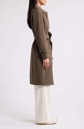 Water Resistant Belted Trench Coat