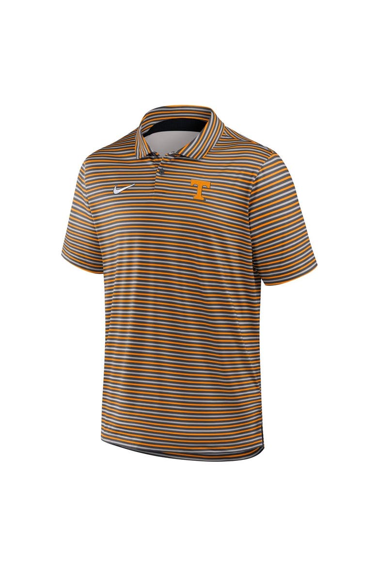Men's Nike Tennessee Orange Tennessee Volunteers 2025 Coaches Premium Tour Stripe Dri-FIT Polo, Alternate, color, Tennessee Orange