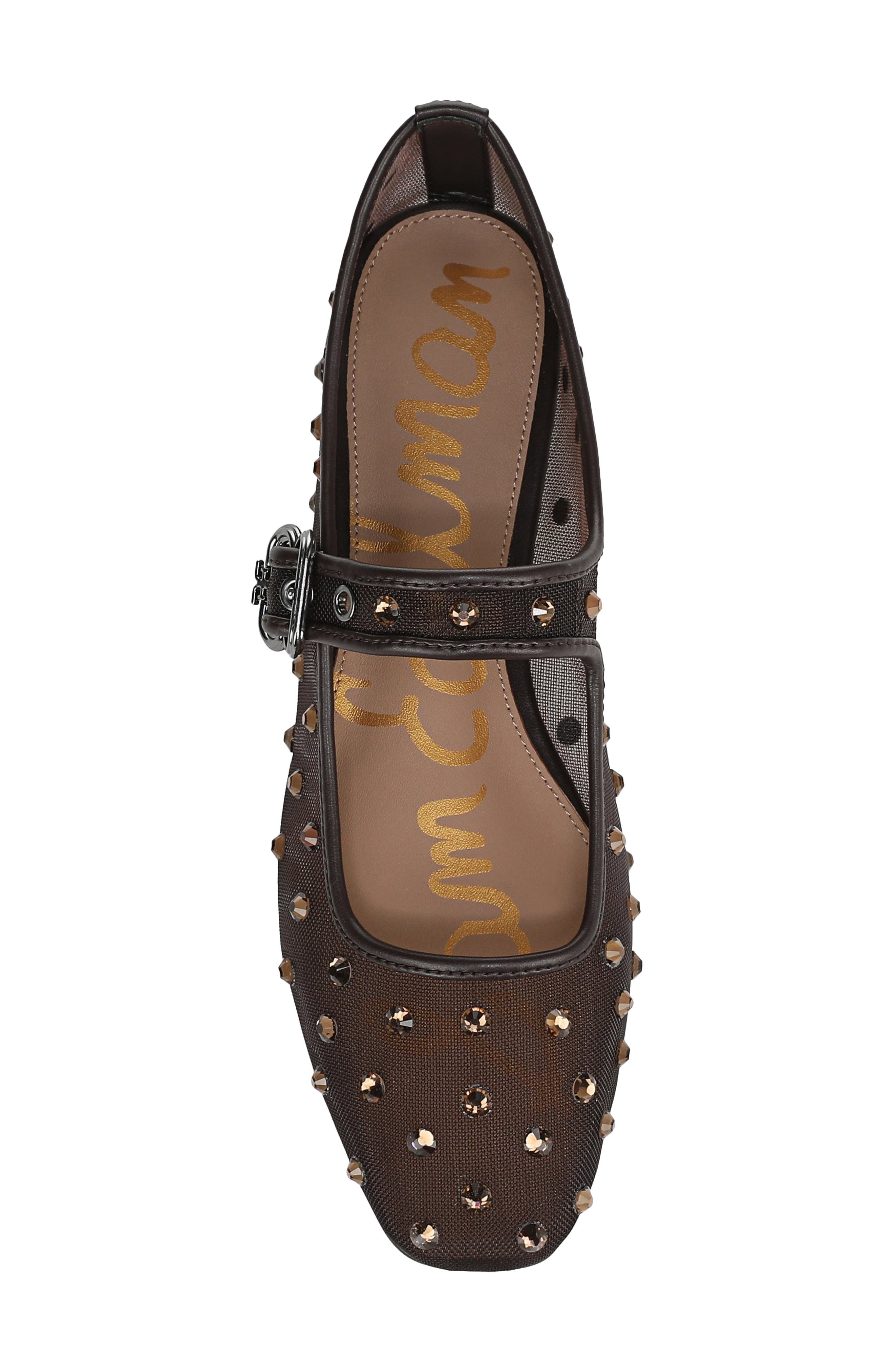 Michaela Shine Mary Jane Flat, Alternate, color, CAFE NOIR
