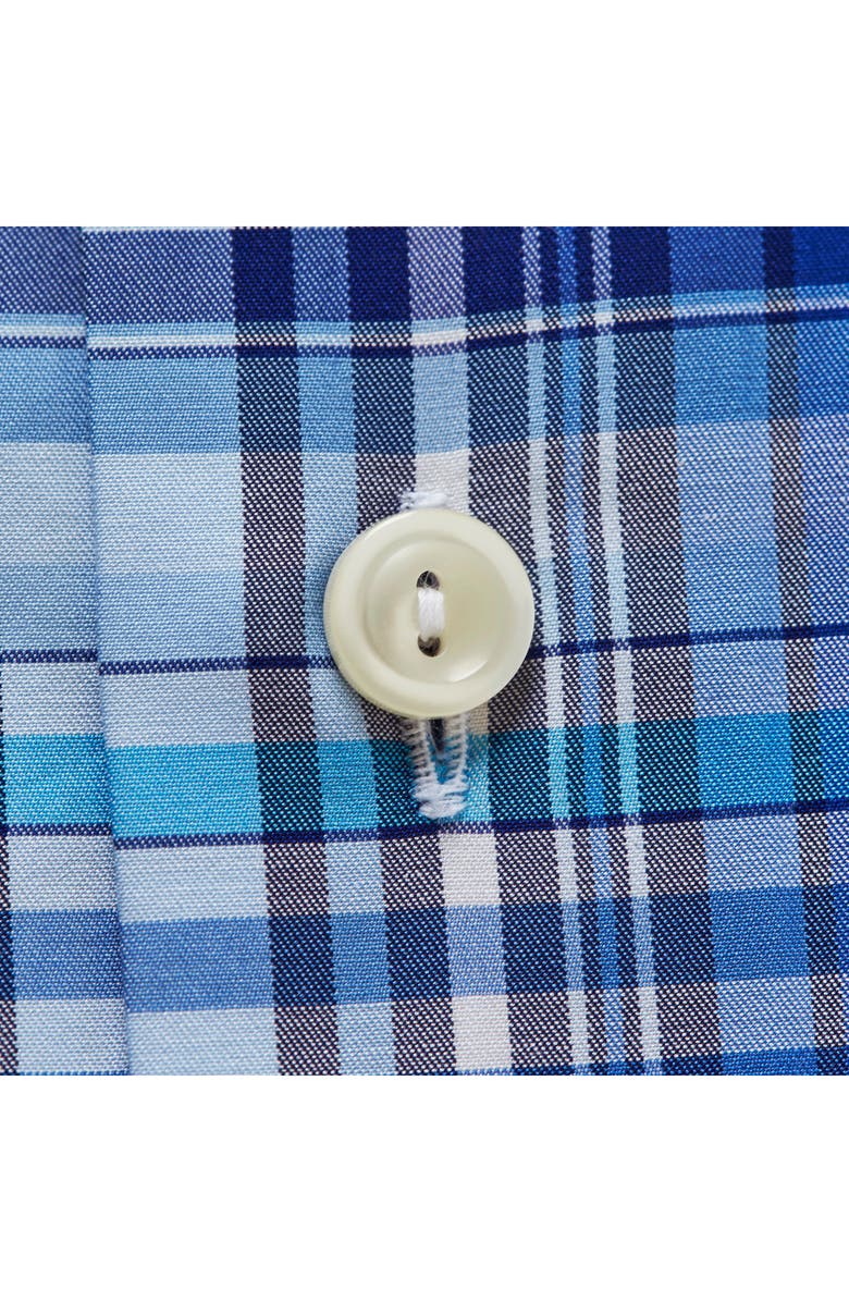 Eton Contemporary Fit Plaid Dress Shirt, Alternate, color, 