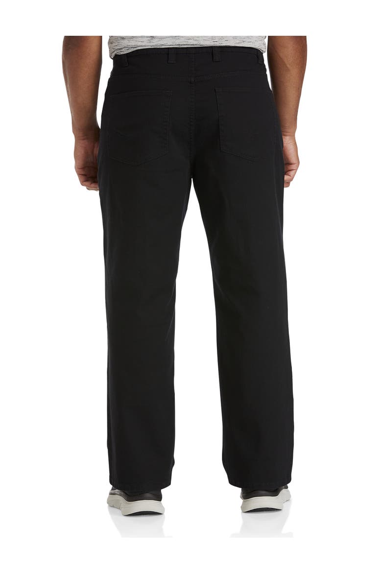 Black Relaxed-Fit Stretch Jeans, Alternate, color, BLACK ECO