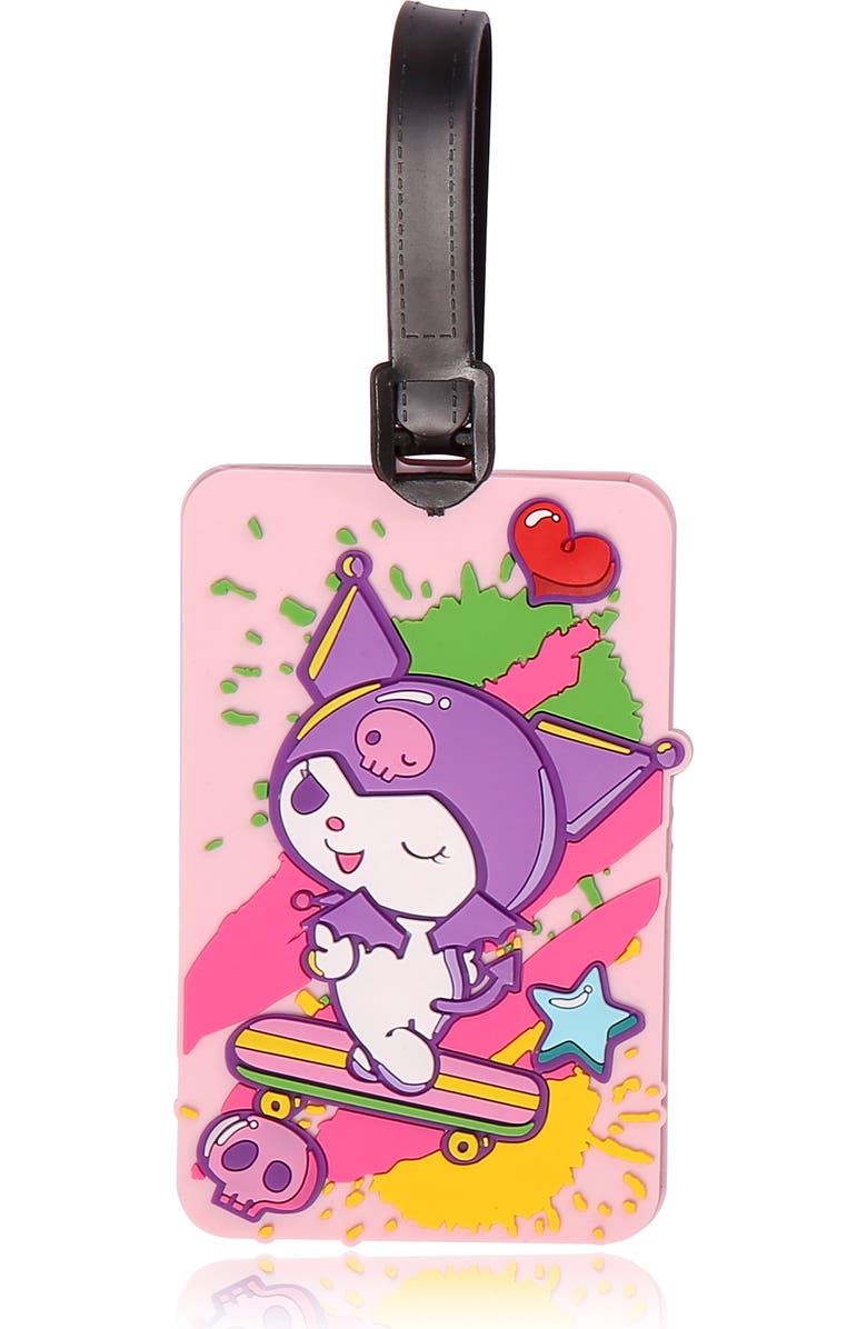 Hello Kitty 4-Piece Luggage Tag Set, Alternate, color, Purple, Pink, Red