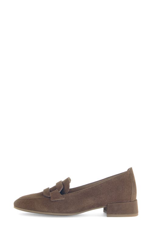 Gabor Penny Loafer In Brown