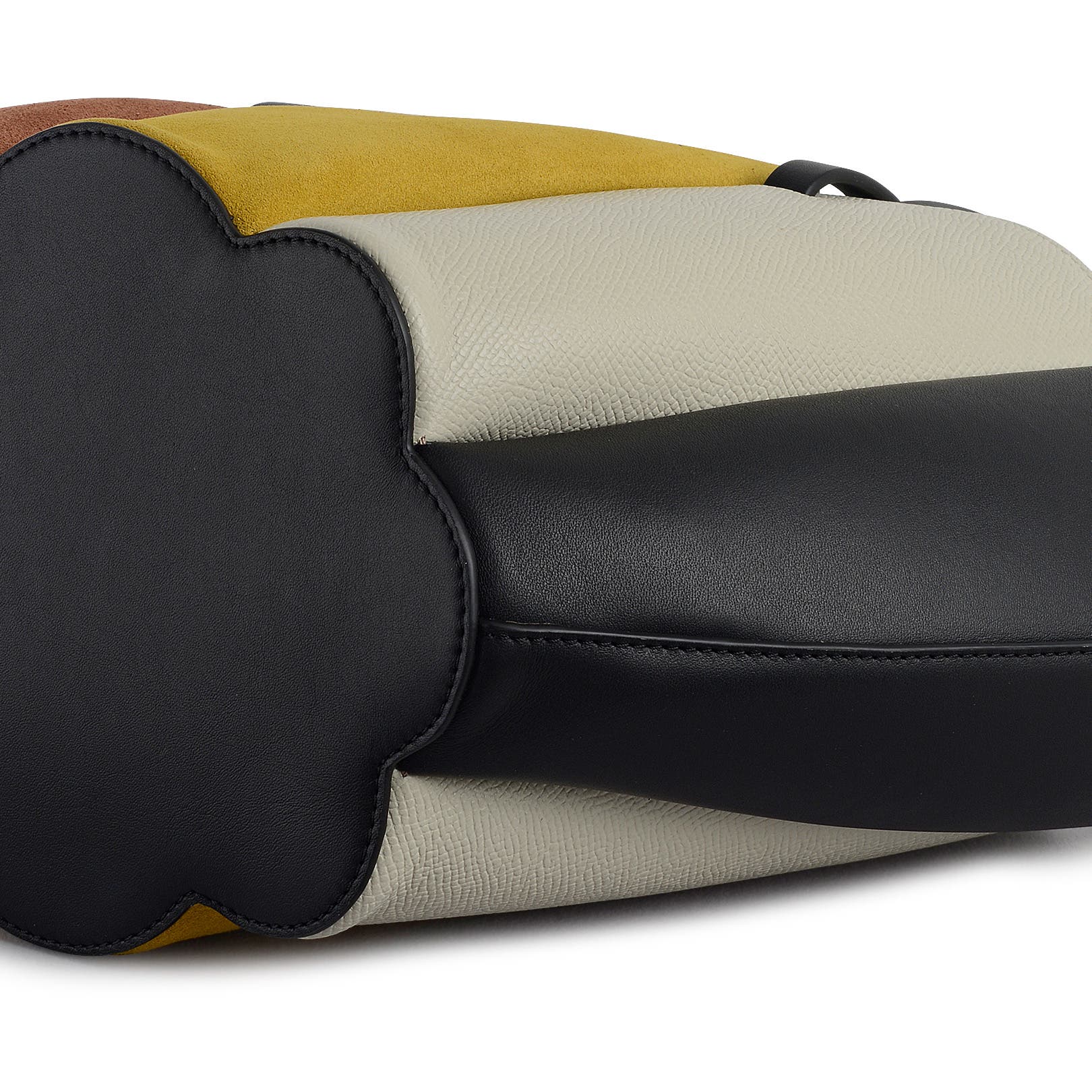 Radley The Lily - Patchwork Small Open Top Satchel Bag, Alternate, color, Ochre