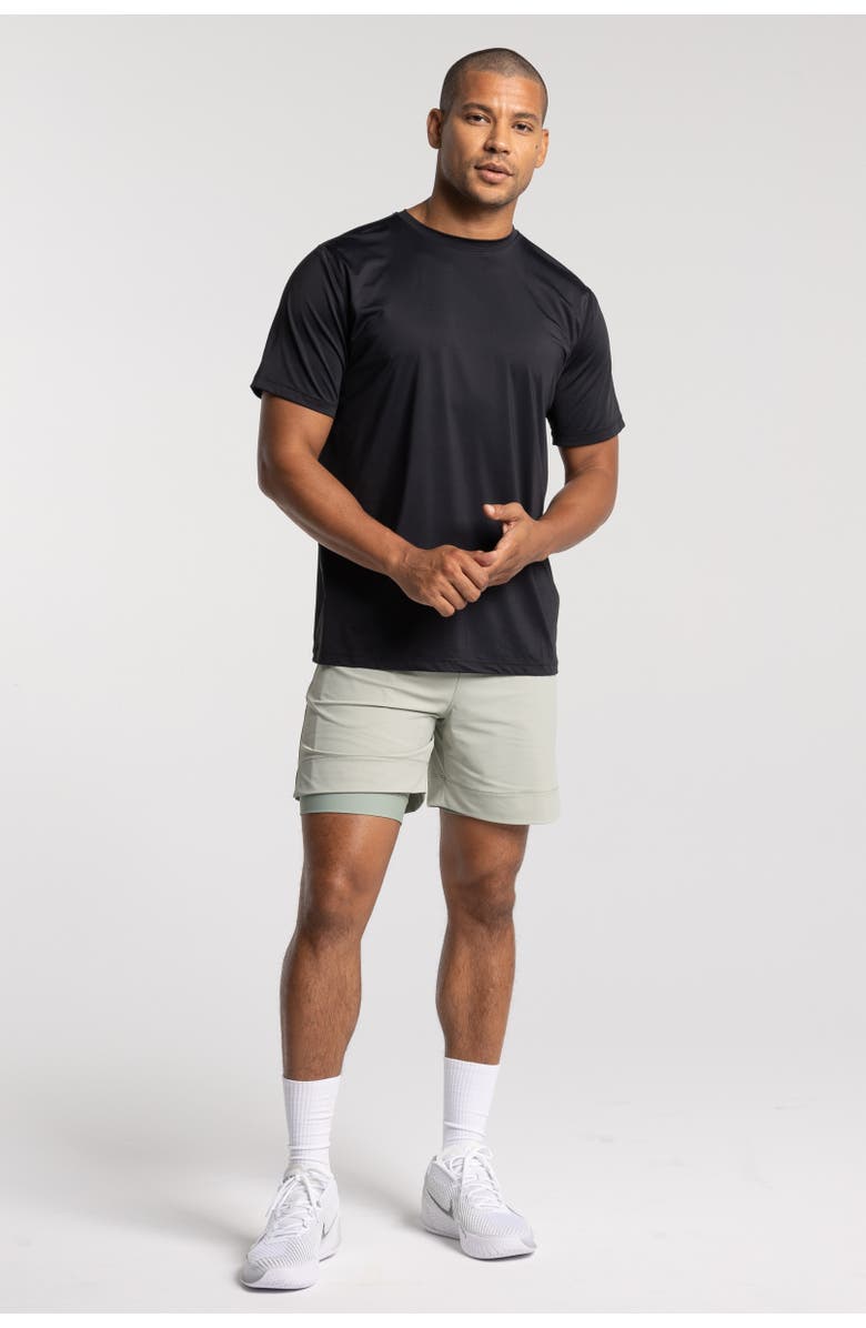 AVI Performance Pickleball Short Sleeve, Alternate, color, Black Beauty