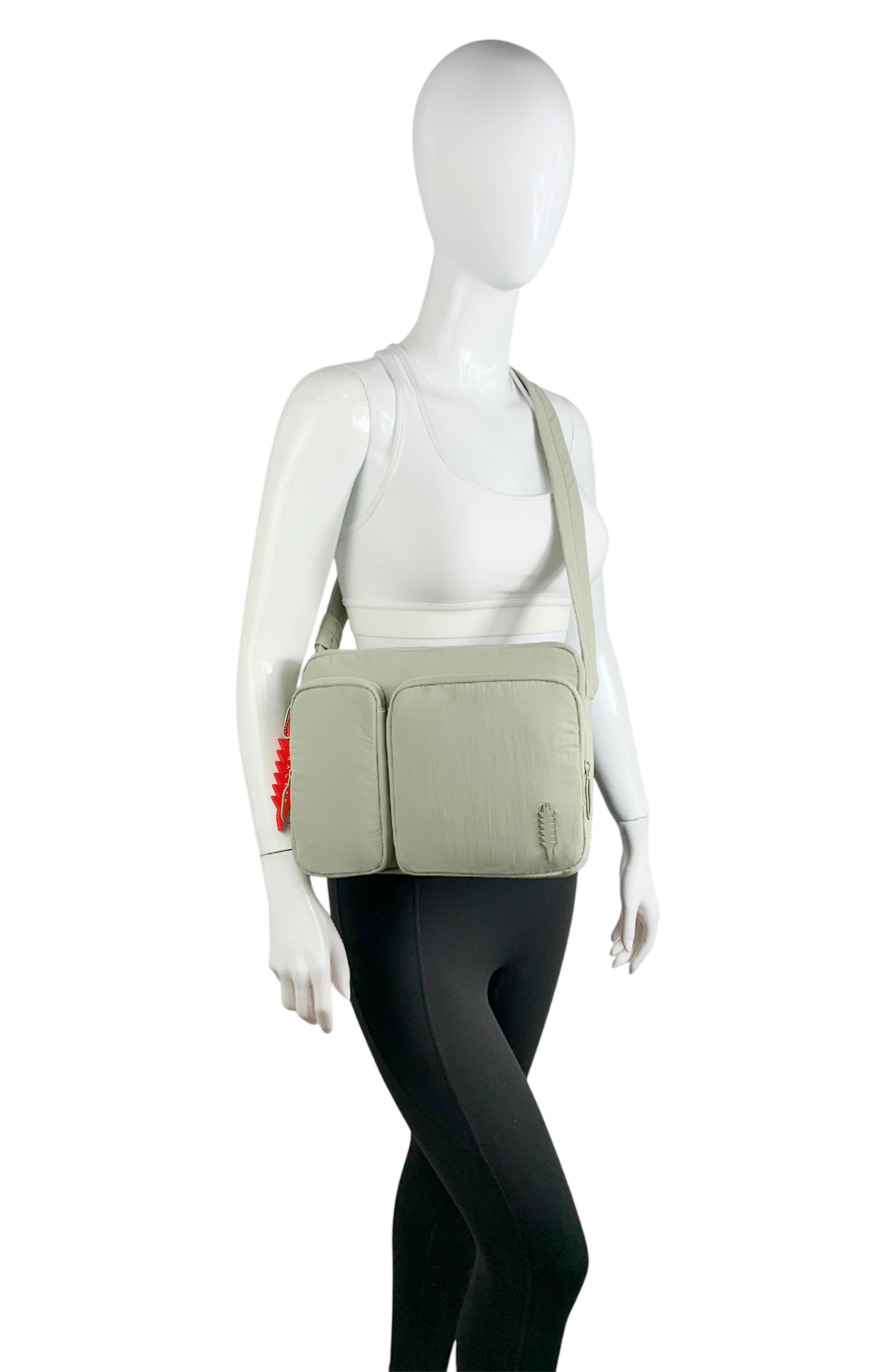 Thacker Kacy Nylon Crossbody Bag, Alternate, color, Light Sage