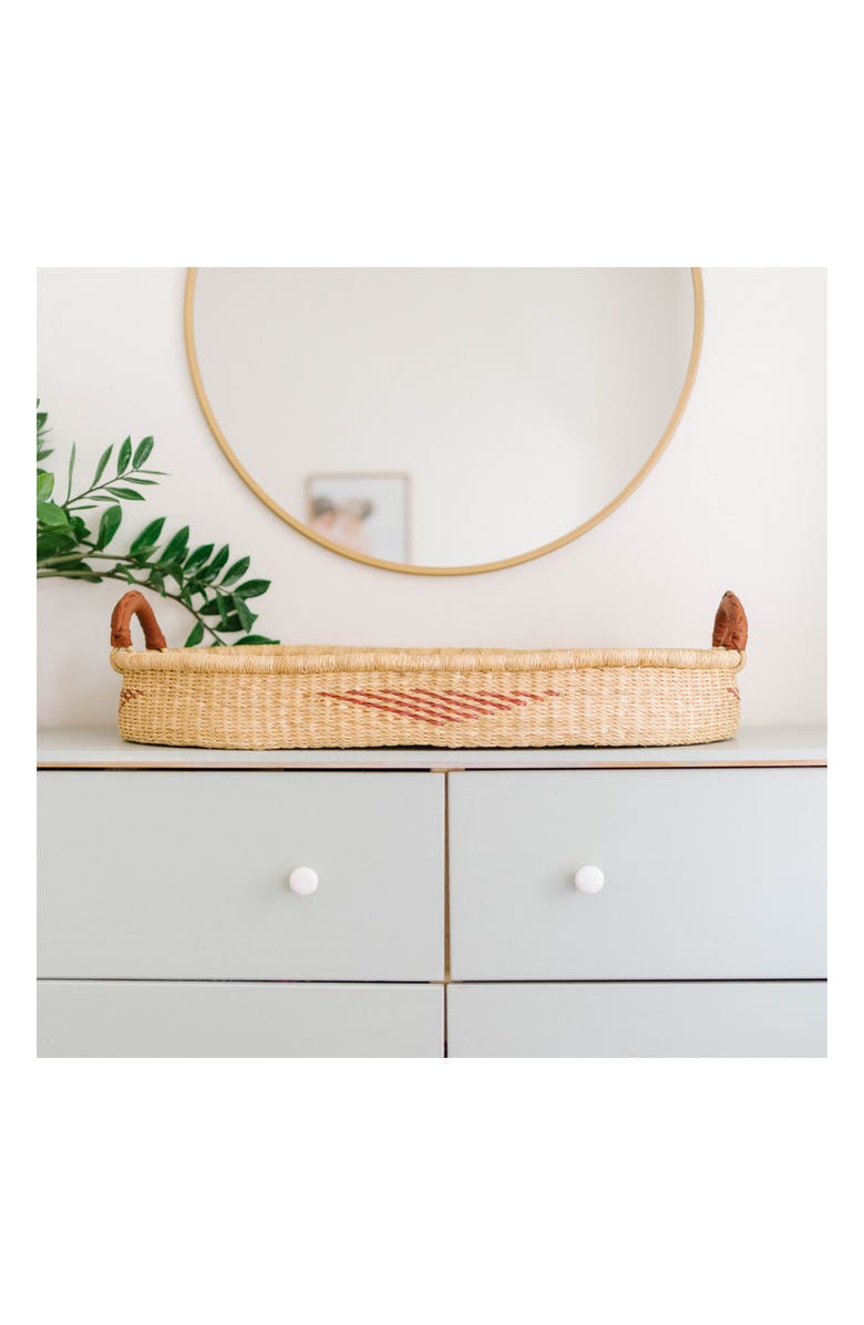 Design Dua Shea Changing Basket, Alternate, color, Natural