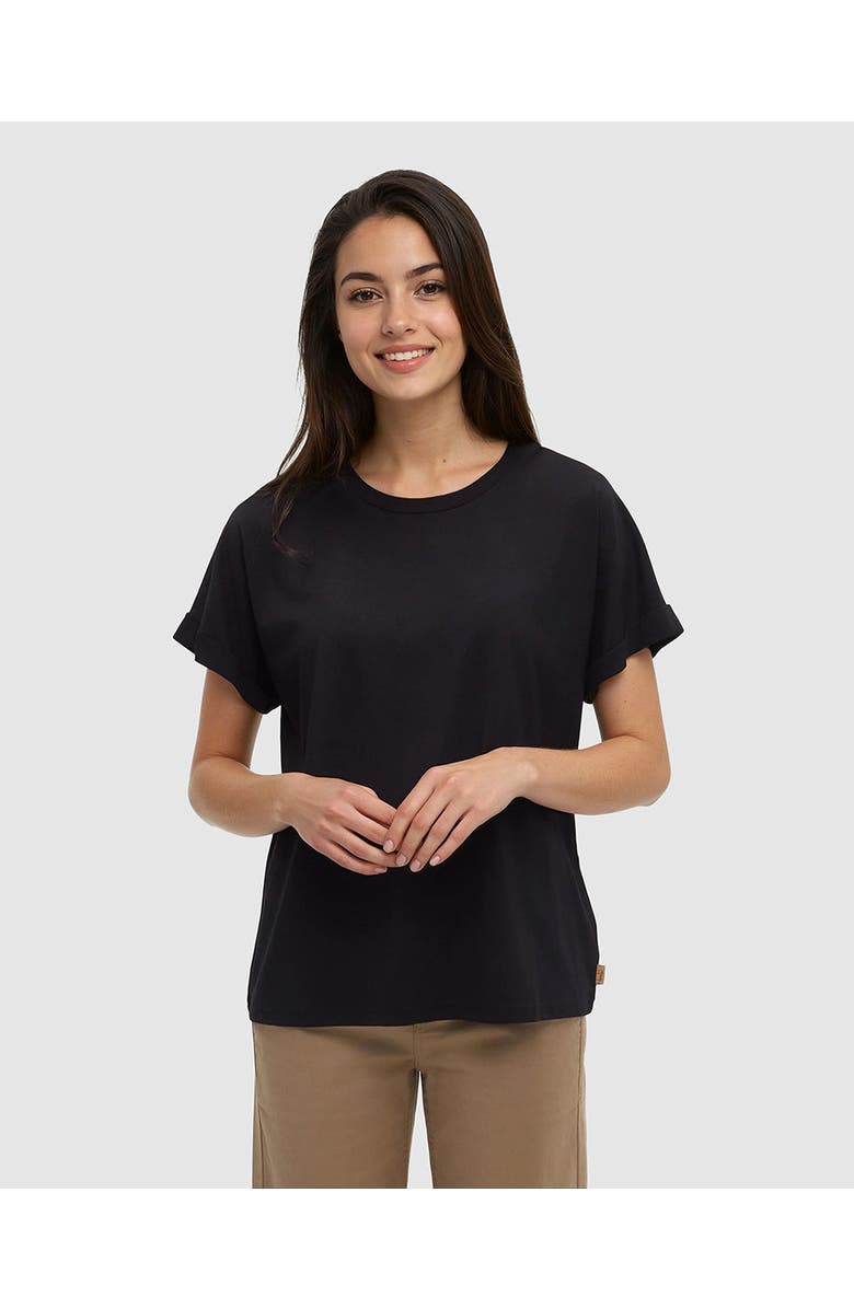 tentree Carey T-Shirt, Main, color, Meteorite Black