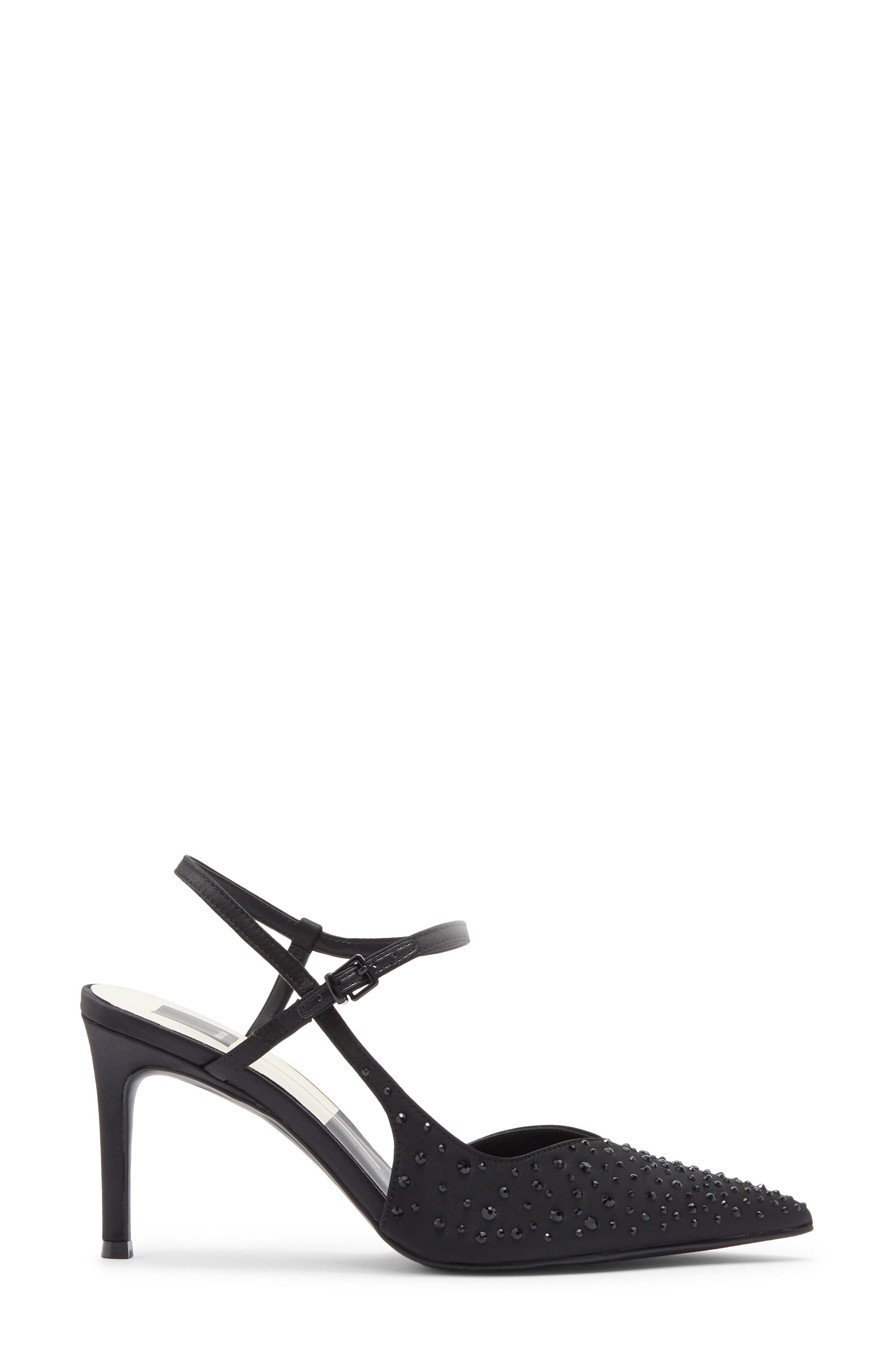 Dolce Vita Karly Embellished Pump, Alternate, color, Black Crystal Satin
